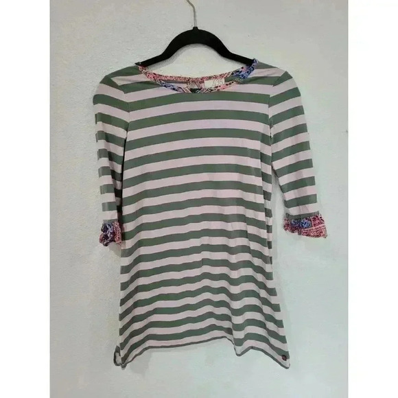 Matilda Jane 435 Dress girls striped‎ size 10 #1 - Picture 1 of 5